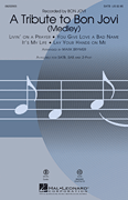 cover Tribute to Bon Jovi SATB choral sheet music cover